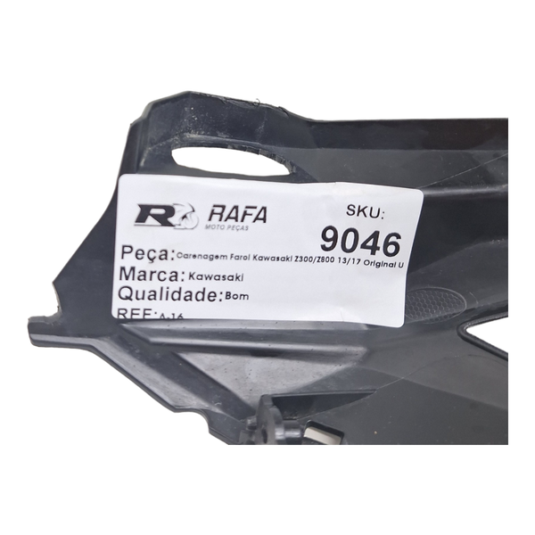 Carenagem Farol Kawasaki Z300/Z800 13/17 Original Usado