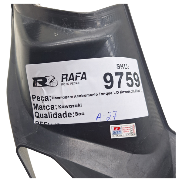 Carenagem Acabamento Tanque L.D Kawasaki Z300 13/18 Original