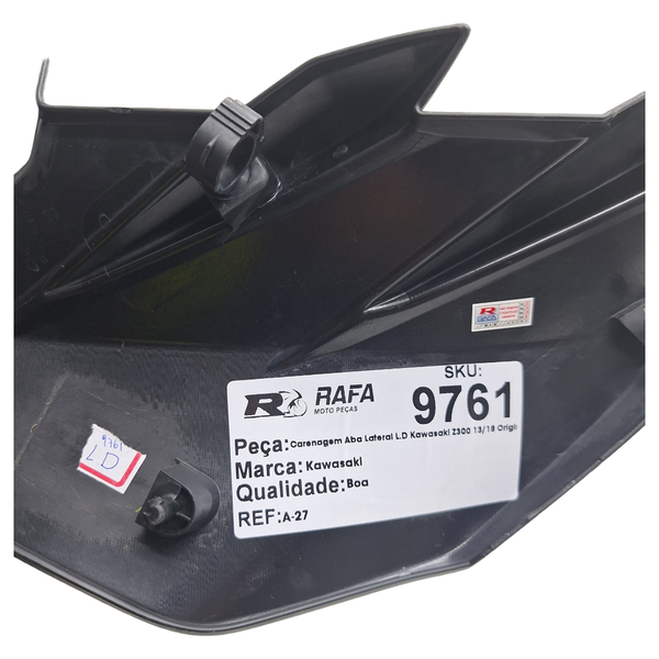 Carenagem Aba Lateral L.D Kawasaki Z300 13/18 Original
