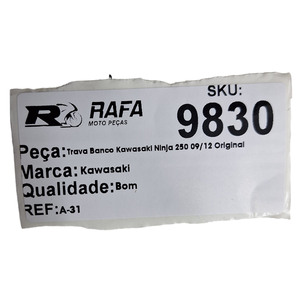 Trava Banco Kawasaki Ninja 250 09/12 Original