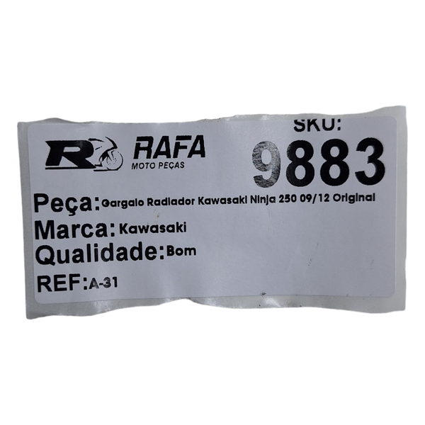Gargalo Radiador Kawasaki Ninja 250 09/12 Original