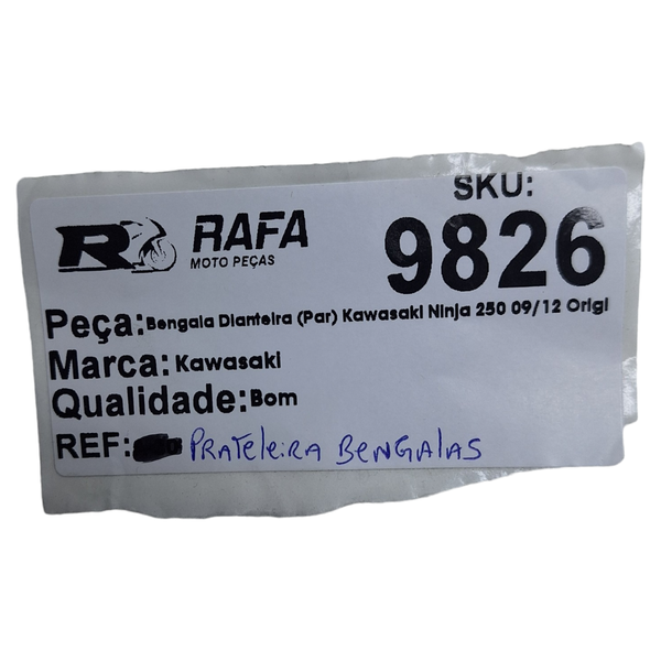 Bengala Dianteira (Par) Kawasaki Ninja 250 09/12 Original