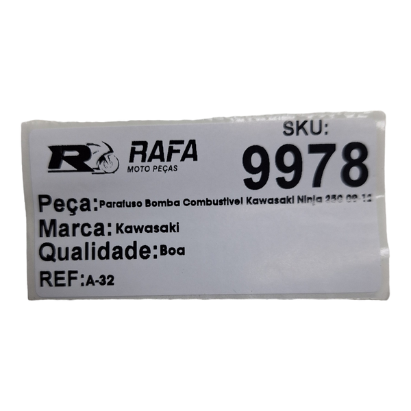Parafuso Bomba Combustivel Kawasaki Ninja 250 09-12