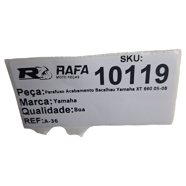 Parafuso Acabamento Bacalhau Yamaha XT 660 05-08 Original