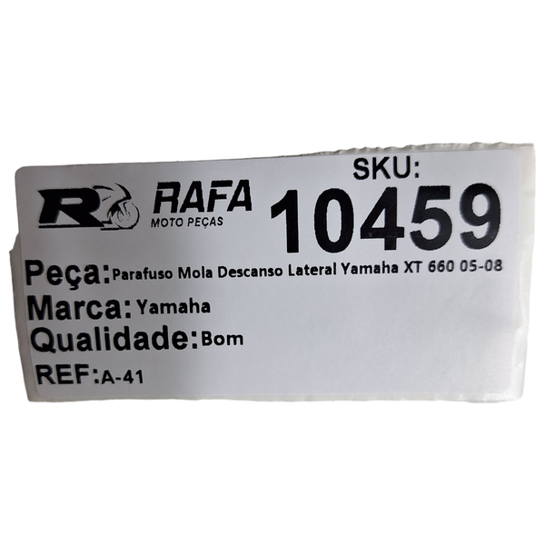 Parafuso Mola Descanso Lateral Yamaha XT 660 05-08 Original