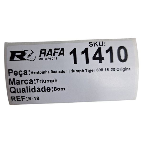 Ventoinha Radiador Triumph Tiger 800 16-20 Original