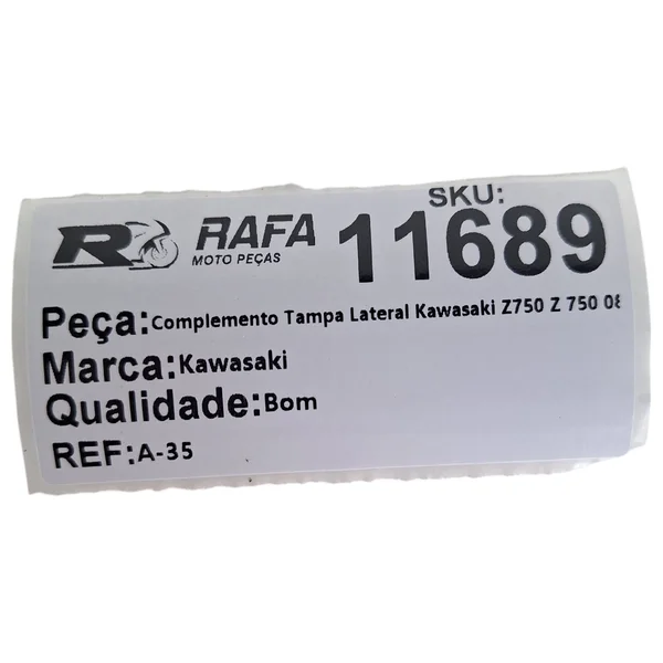 Complemento Tampa Lateral Kawasaki Z750 Z 750 08-12 Original