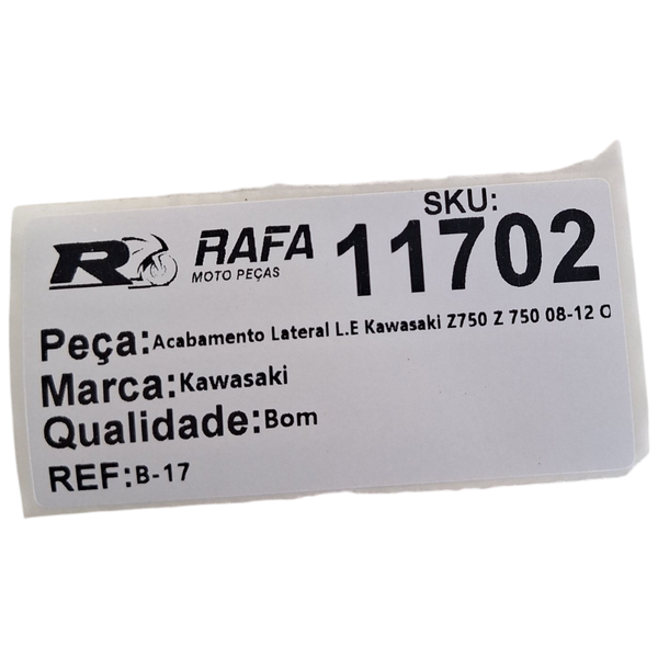 Acabamento Lateral L.E Kawasaki Z750 Z 750 08-12 Original