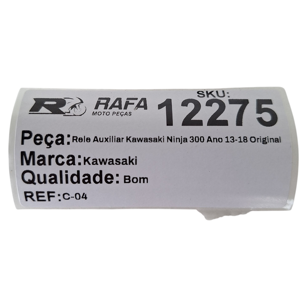 Rele Auxiliar Kawasaki Ninja 300 Ano 13-18 Original
