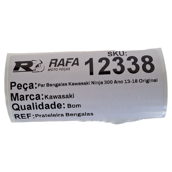 Par Bengalas Kawasaki Ninja 300 Ano 13-18 Original