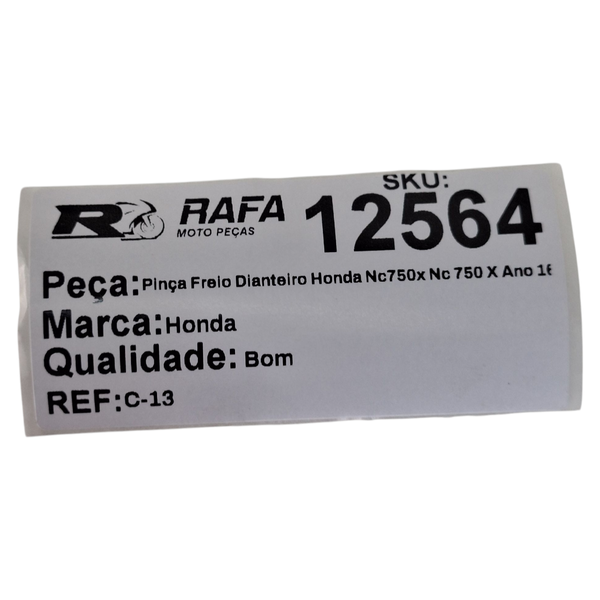Pinça Freio Dianteiro Honda Nc750x Nc 750 X Ano 16-22 Original