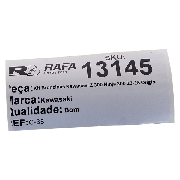 Kit Bronzinas Kawasaki Z 300 Ninja 300 13-18 Original