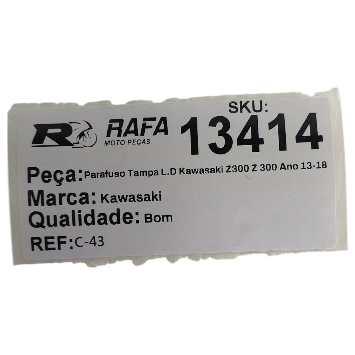 Parafuso Tampa L.D Kawasaki Z300 Z 300 Ano 13-18