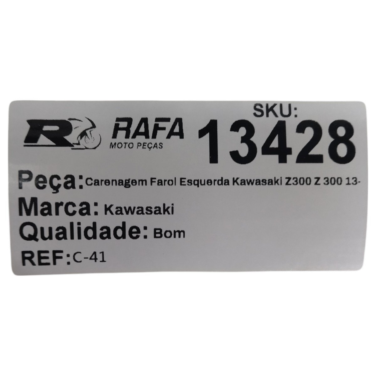 Carenagem Farol Esquerda Kawasaki Z300 Z 300 13-18