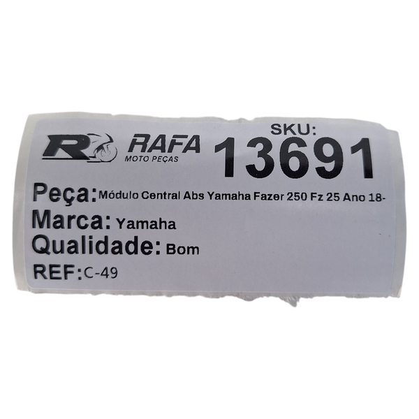 Módulo Central Abs Yamaha Fazer 250 Fz 25 Ano 18-24