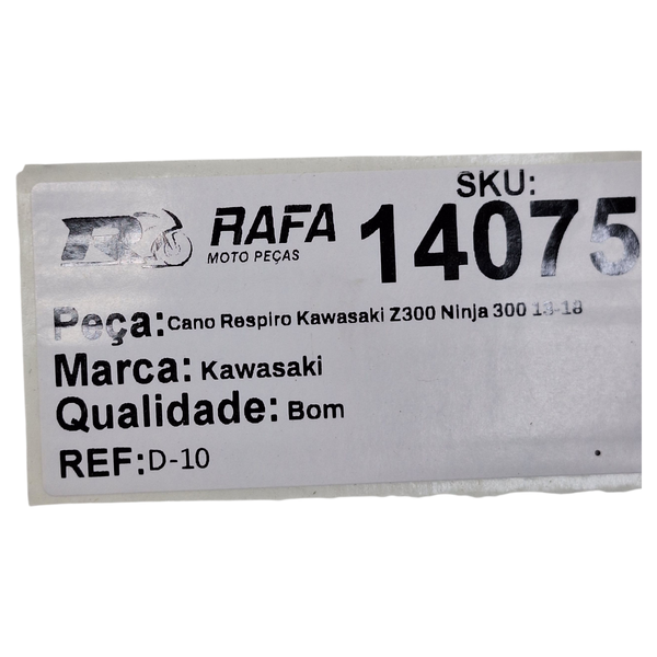 Cano Respiro Kawasaki Z300 Ninja 300 13-18