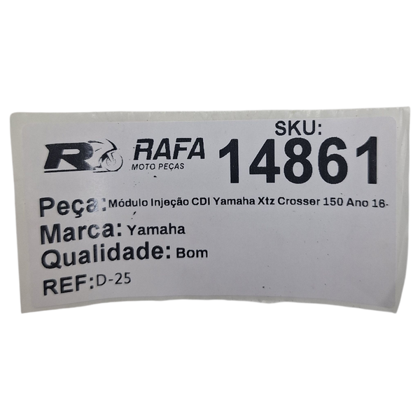 Módulo Injeção CDI Yamaha Xtz Crosser 150 Ano 16-18 2CC1