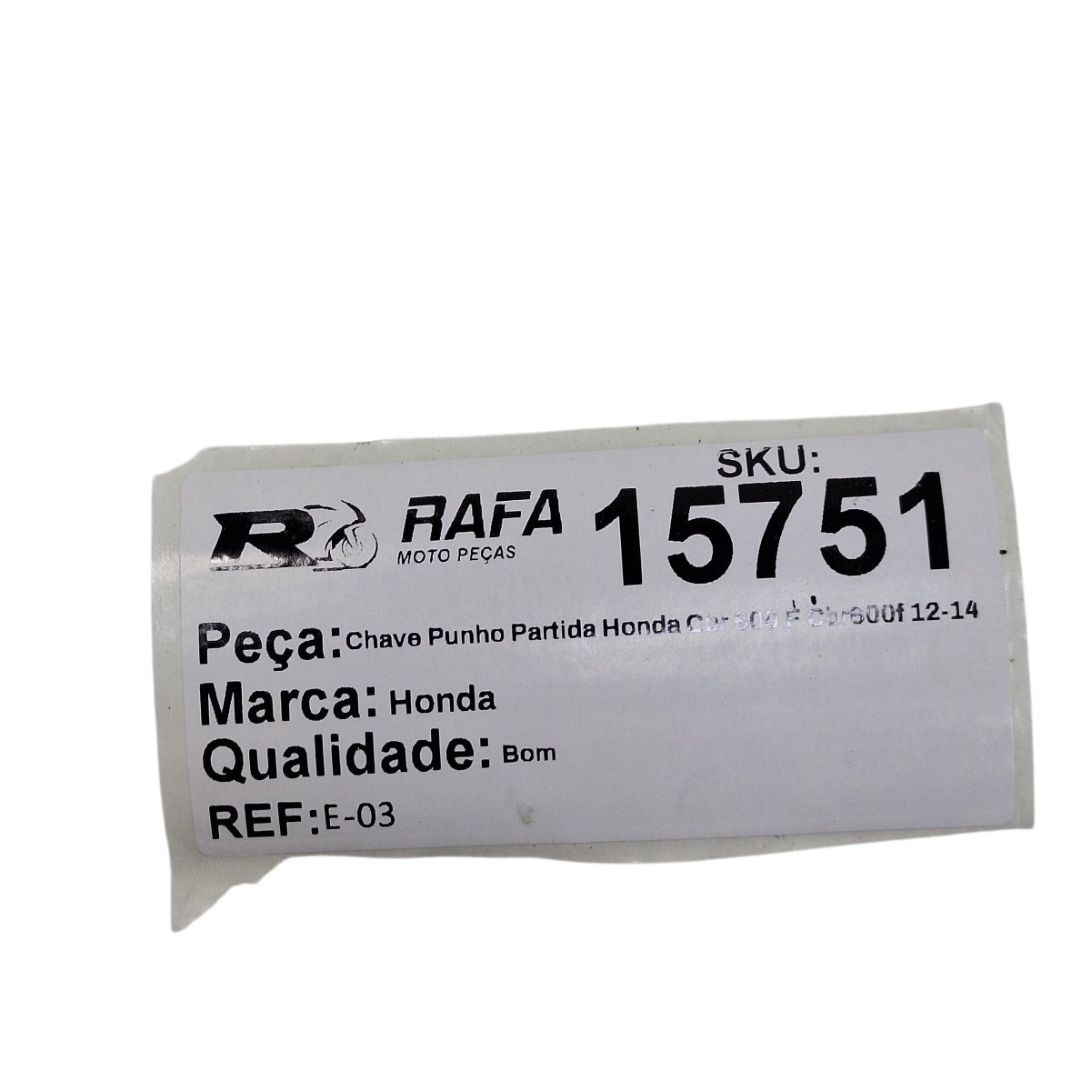 Chave Punho Partida Honda Cbr 600 F Cbr600f 12-14